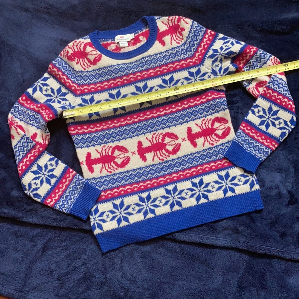 Vineyard Vines Fair Isle Lobster Sweater - Picture 4 of 8